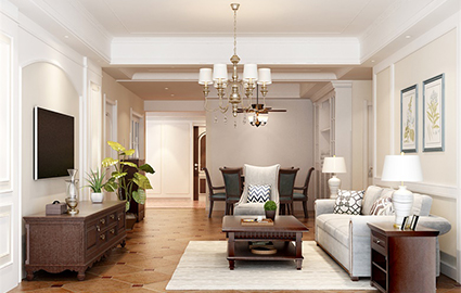 幸福海岸圣莫里斯精装房软装设计